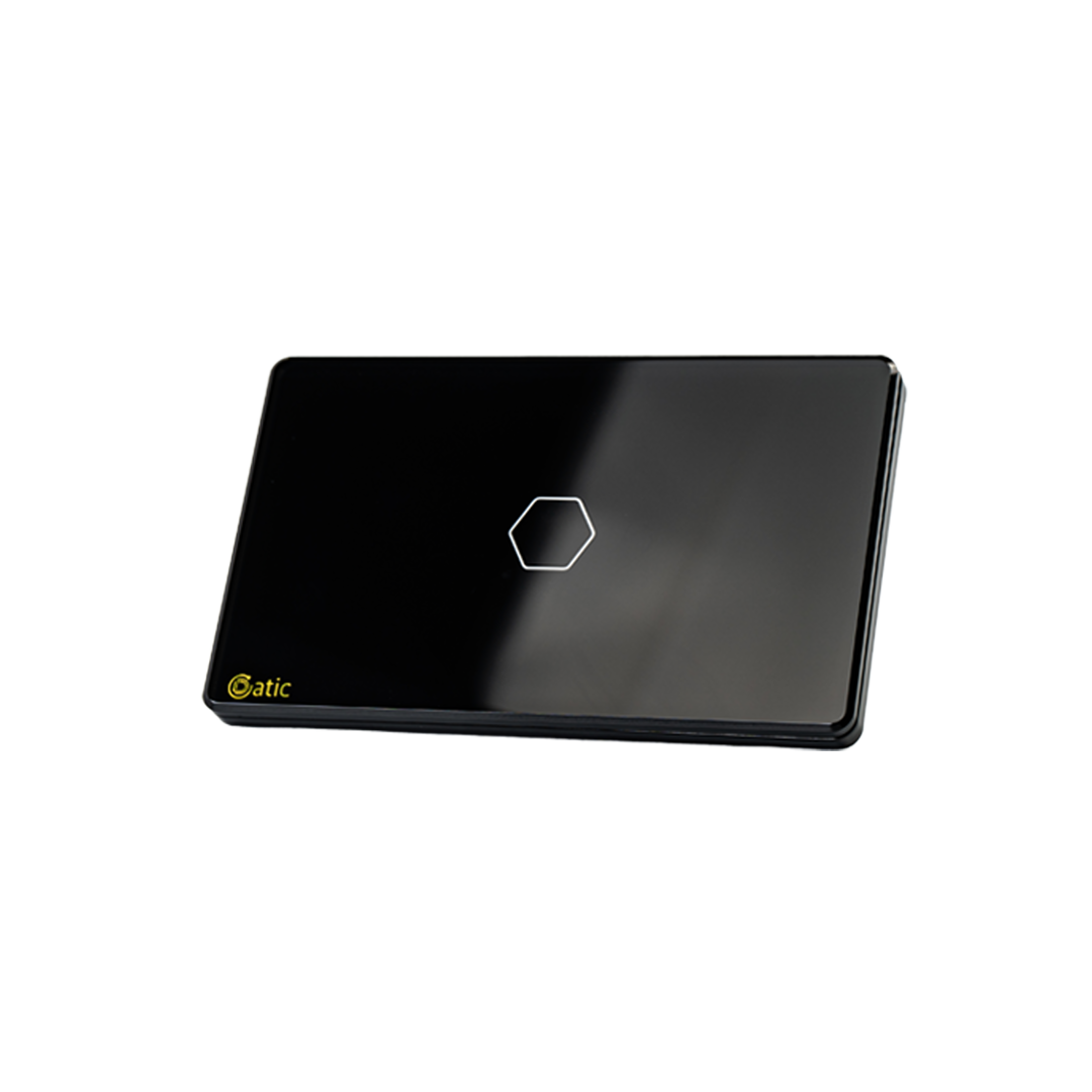 Công Tắc Hunonic Datic Wifi 1 Nút Đen/Trắng