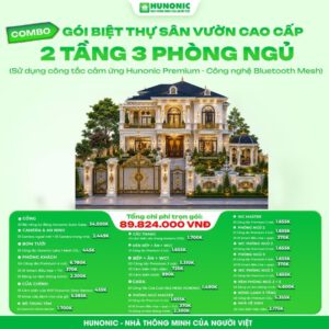 Gói Biệt Thự 2 tầng 3 phòng ngủ