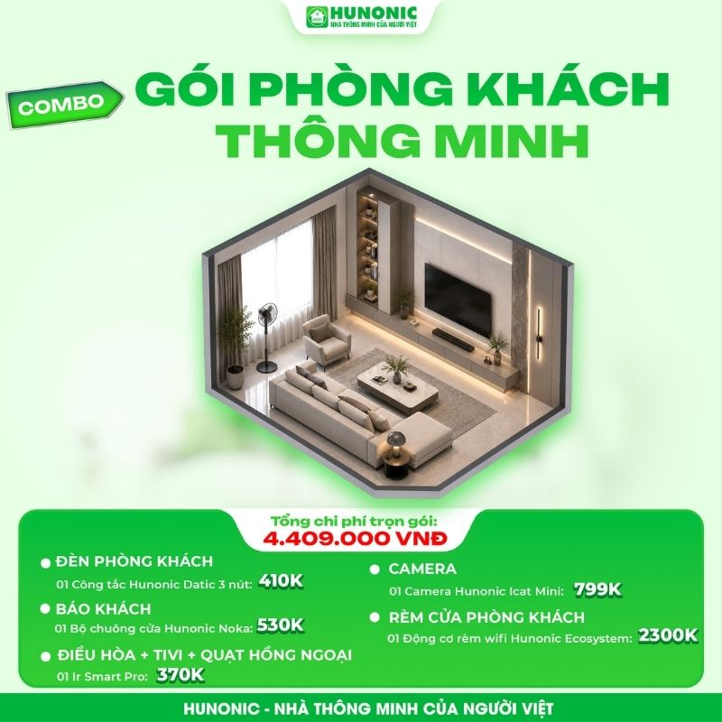 Gói phòng khách thông minh